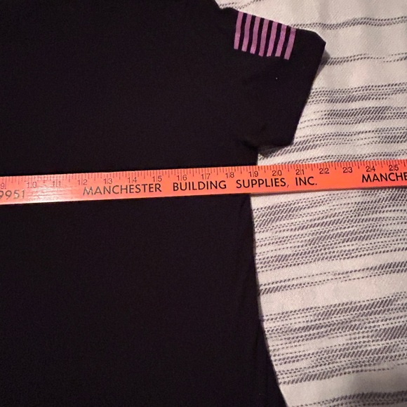 Grunt Style Black Tee with Pink Details - Picture 4 of 5